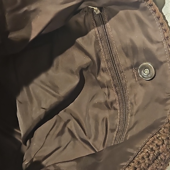 Vintage Sak brown purse / tote - Picture 3 of 7